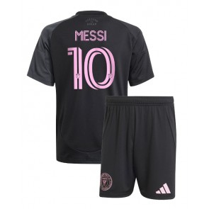 Inter Miami Lionel Messi #10 Gostujuci Dres za Dječji 2025-26 Kratak Rukavima (+ kratke hlače)